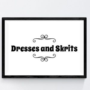 Dress and skrits